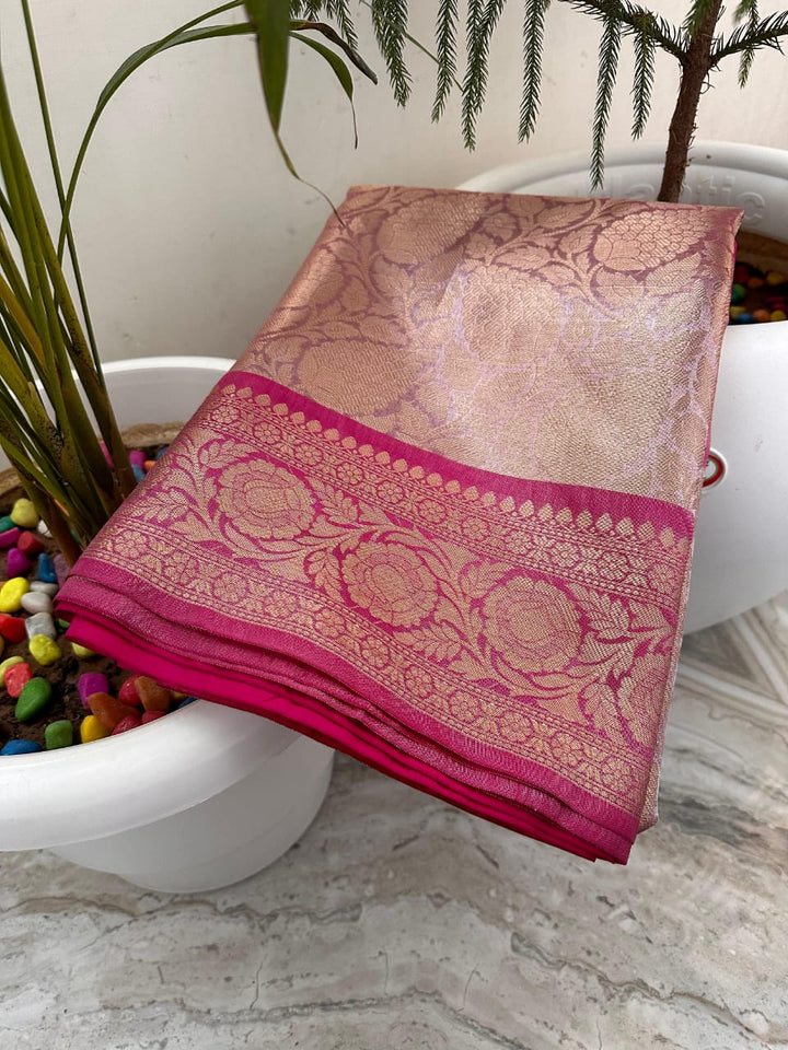 Vijayeta Kanchipuram Tissue Silk Saree