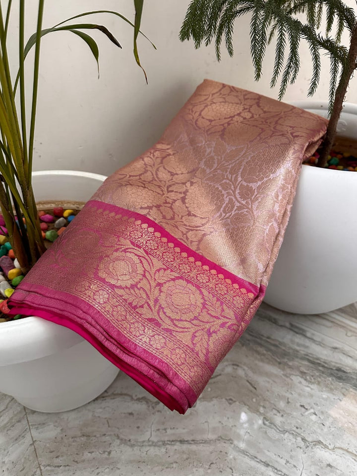 Vijayeta Kanchipuram Tissue Silk Saree