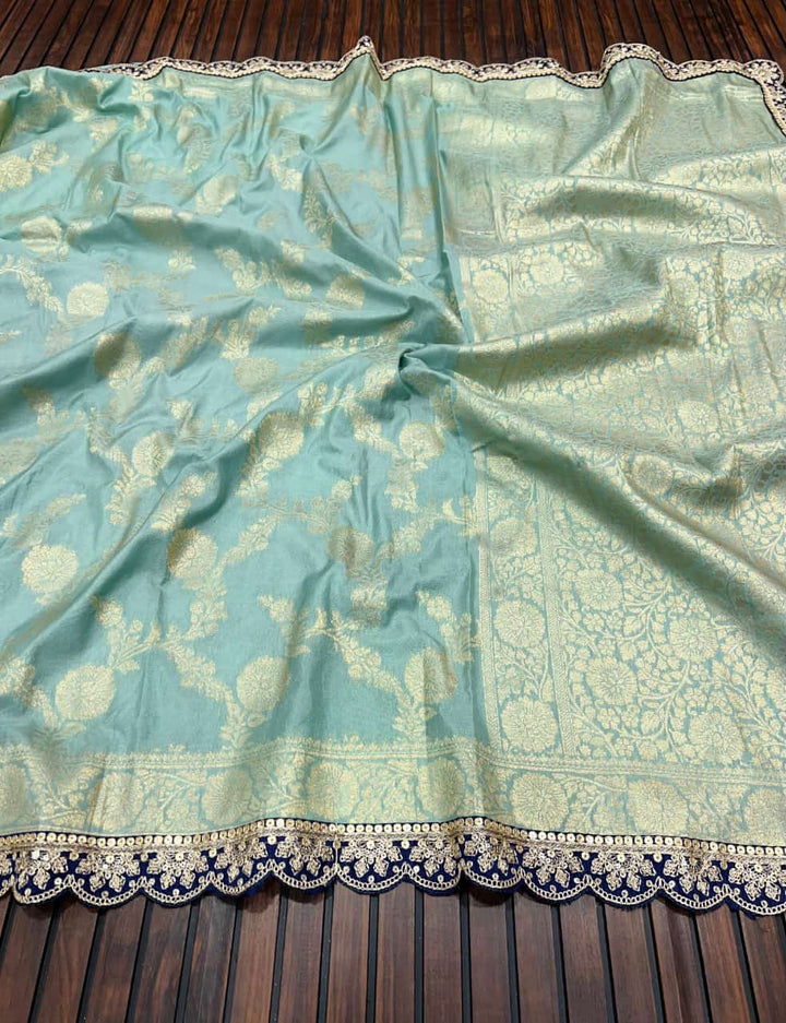 Puff Of Smoke Khaddi Georgette Silk Saree