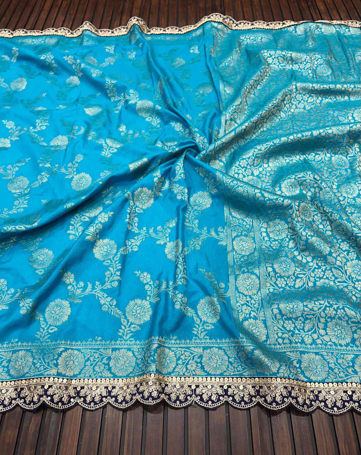 Puff Of Smoke Khaddi Georgette Silk Saree