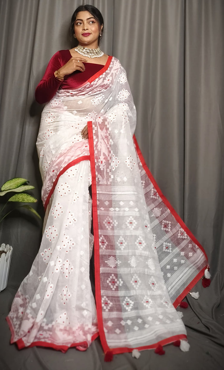 Arjuna Dhakai Jamdani Saree