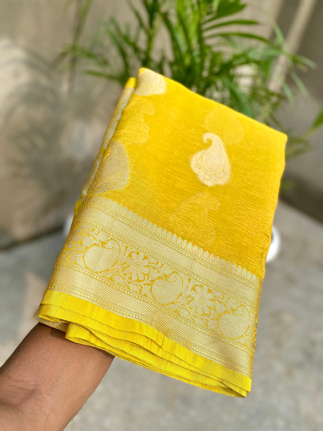 Inner Harmony Banarasi Tissue Silk Saree