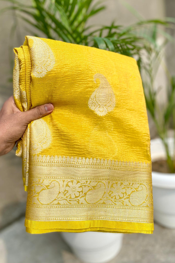 Inner Harmony Banarasi Tissue Silk Saree