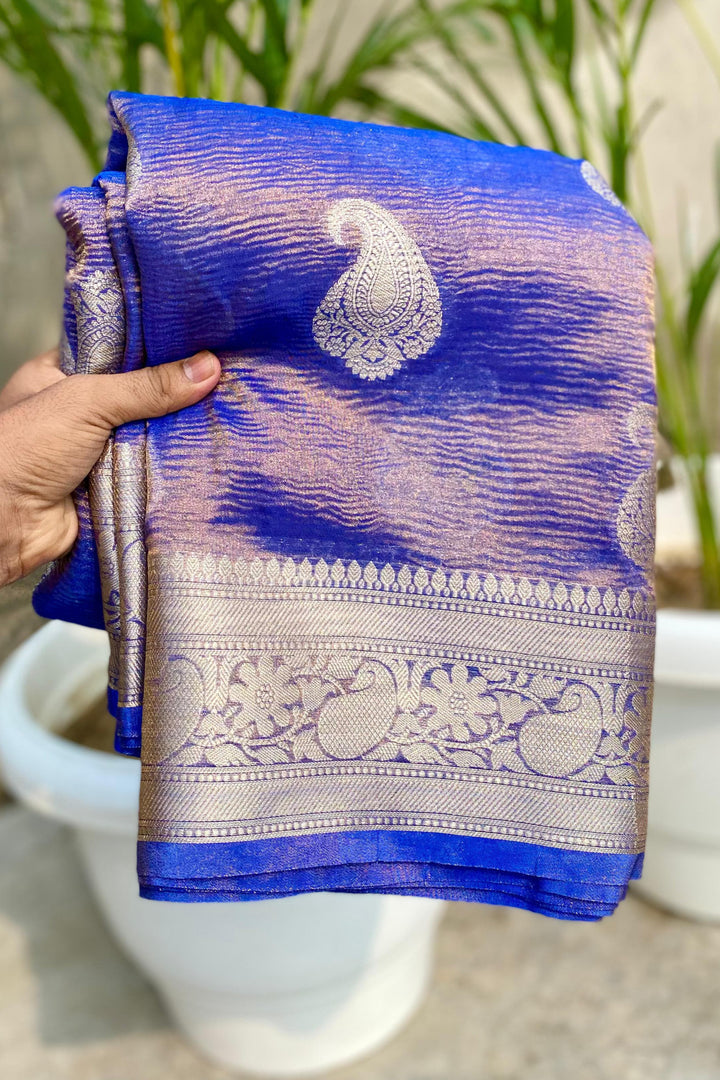 Inner Harmony Banarasi Tissue Silk Saree