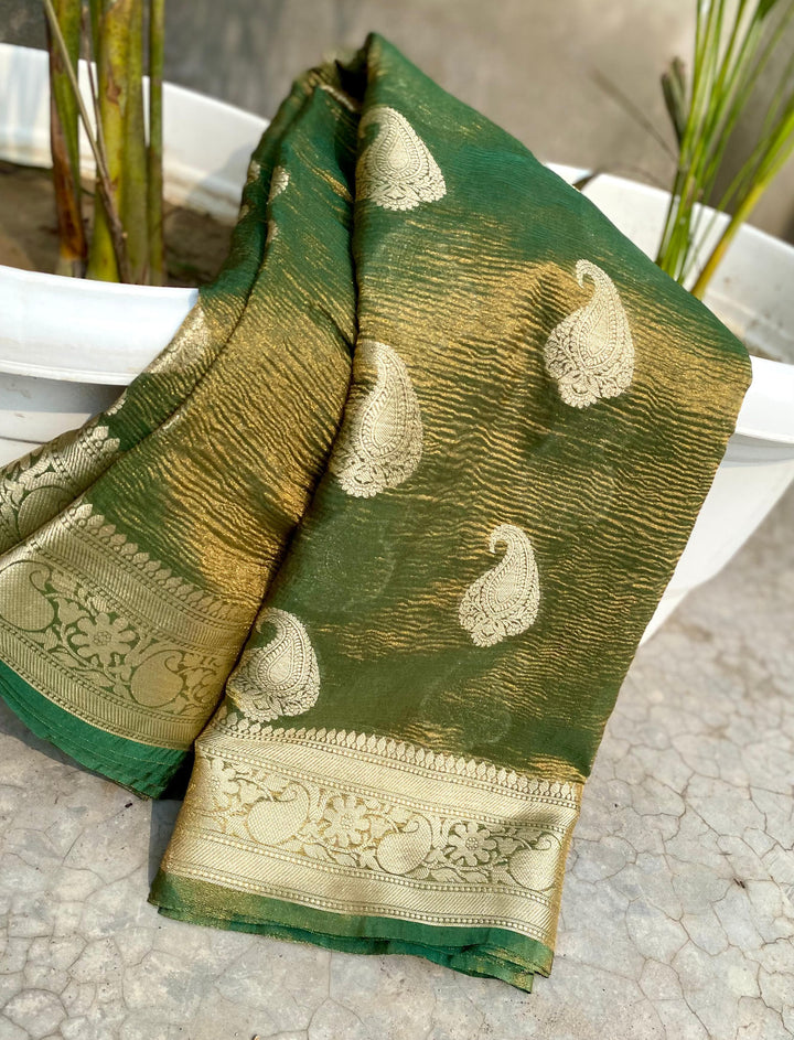 Inner Harmony Banarasi Tissue Silk Saree