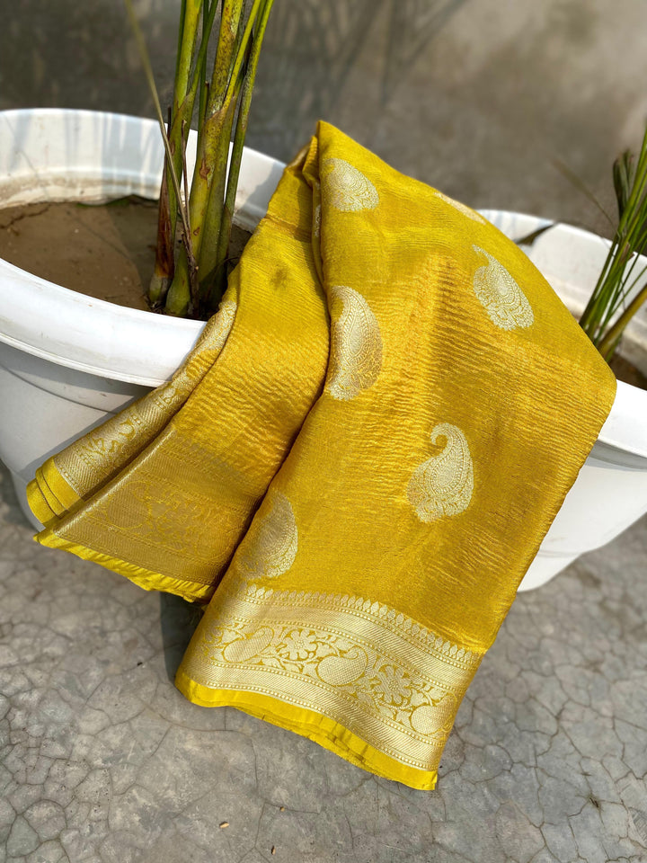 Inner Harmony Banarasi Tissue Silk Saree