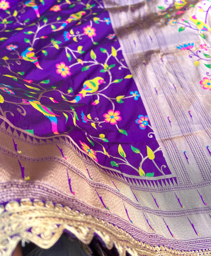 Swag With Paithani [ Banarasi Silk Saree]