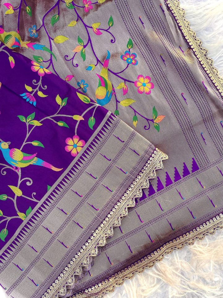 Swag With Paithani [ Banarasi Silk Saree]