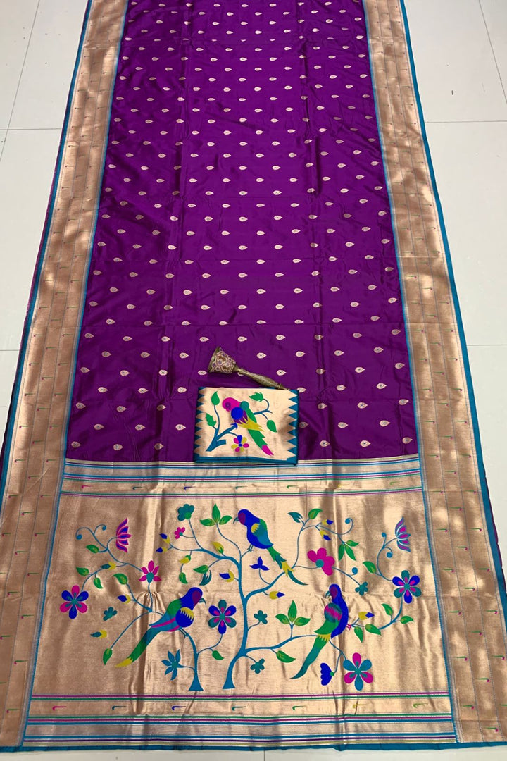 Yogini Kanjivarum Paithani  Silk Saree