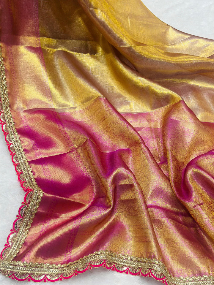 Pratyangira Banarasi Tissue Silk