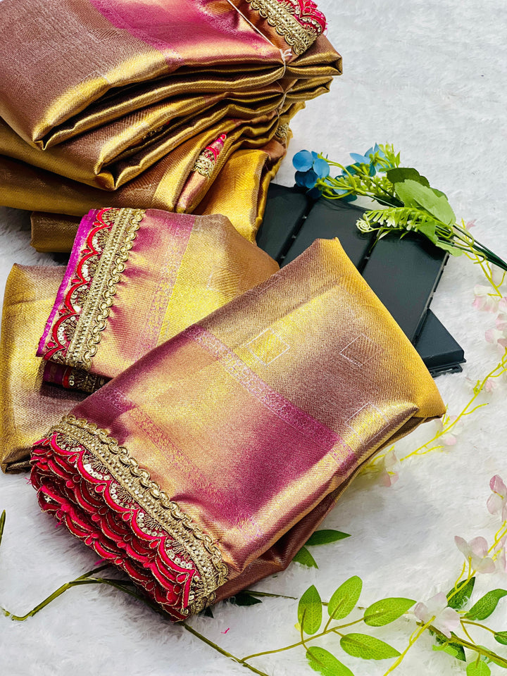 Pratyangira Banarasi Tissue Silk