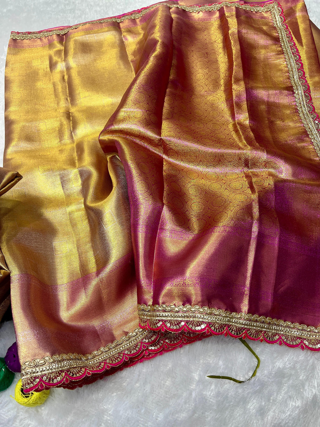 Pratyangira Banarasi Tissue Silk