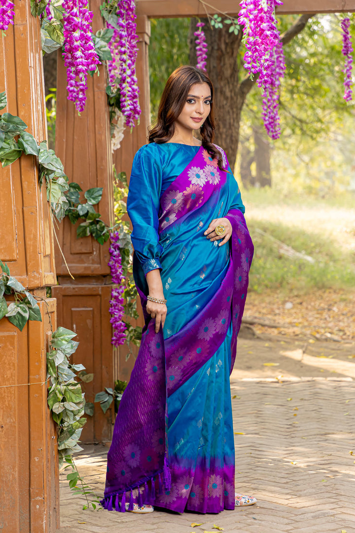 Slaying In Silk Banarasi Silk Saree