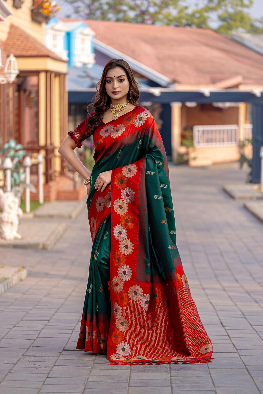 Slaying In Silk Banarasi Silk Saree