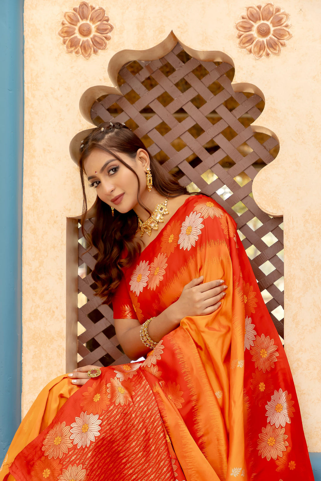 Slaying In Silk Banarasi Silk Saree