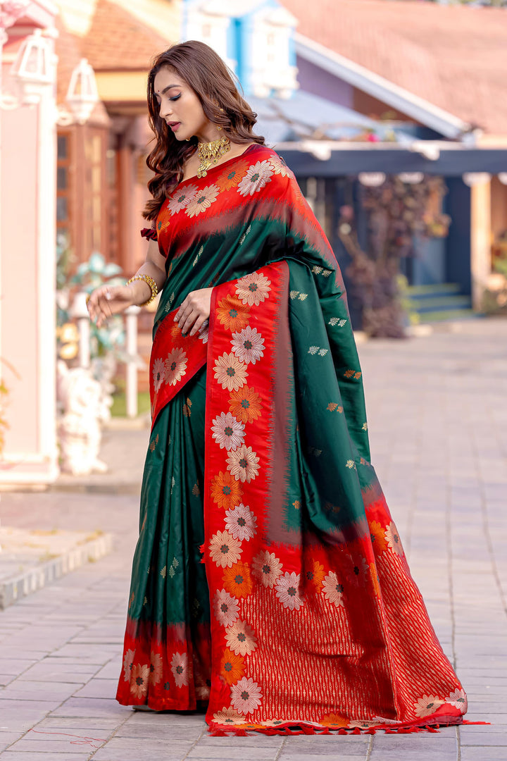 Slaying In Silk Banarasi Silk Saree