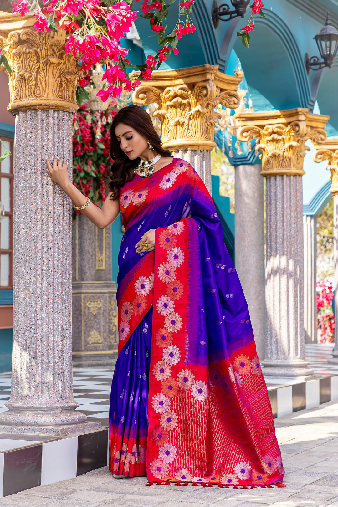 Slaying In Silk Banarasi Silk Saree