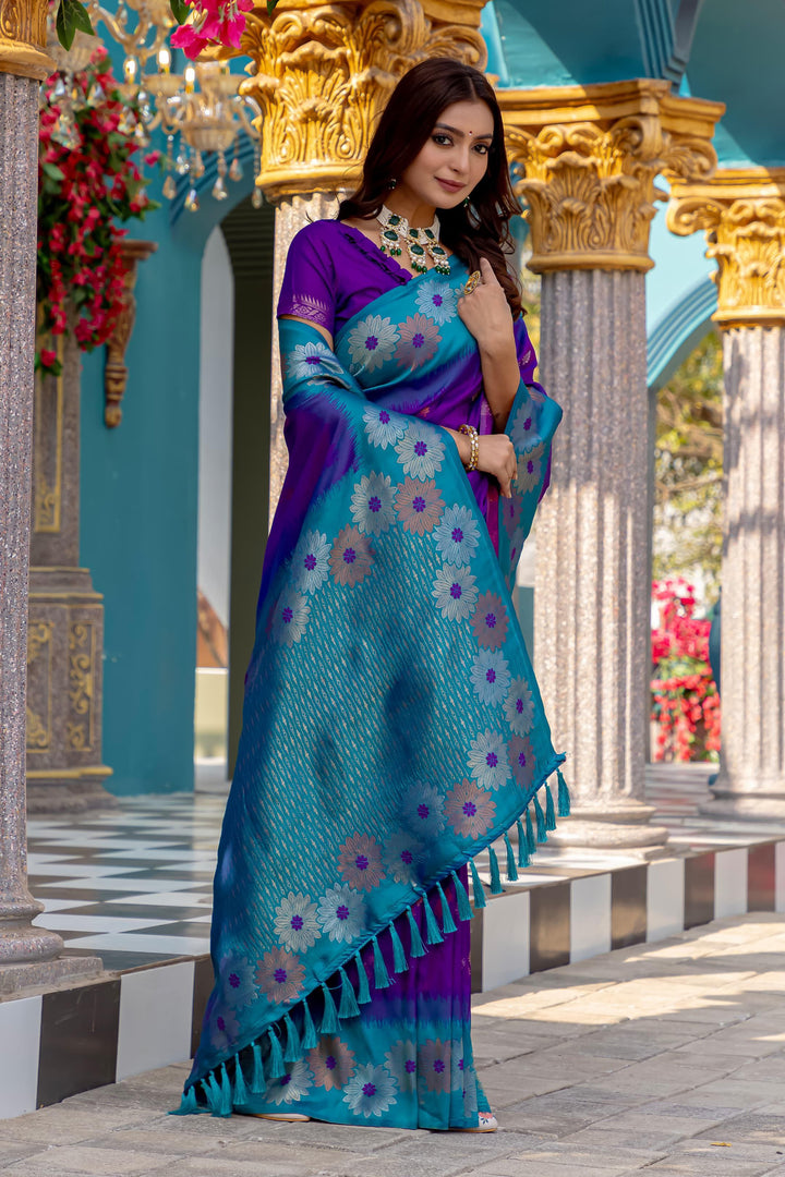 Slaying In Silk Banarasi Silk Saree