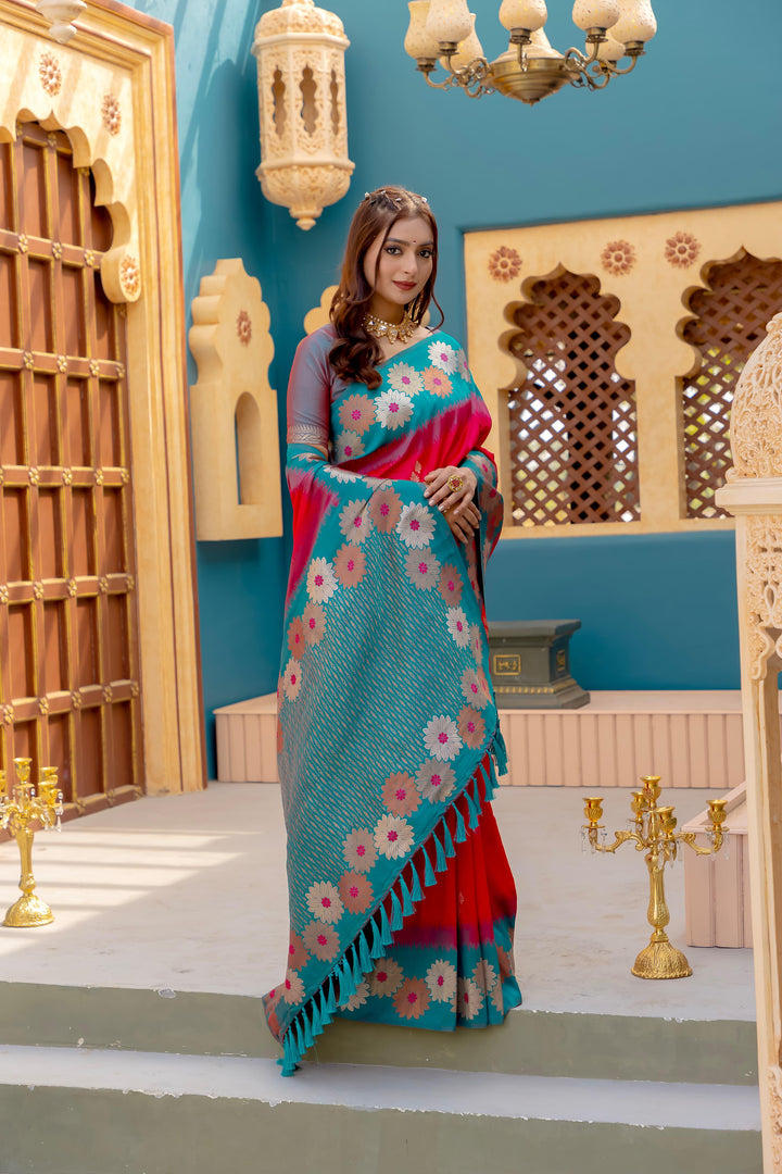 Slaying In Silk Banarasi Silk Saree