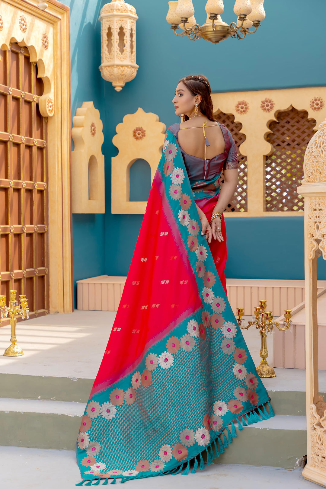 Slaying In Silk Banarasi Silk Saree