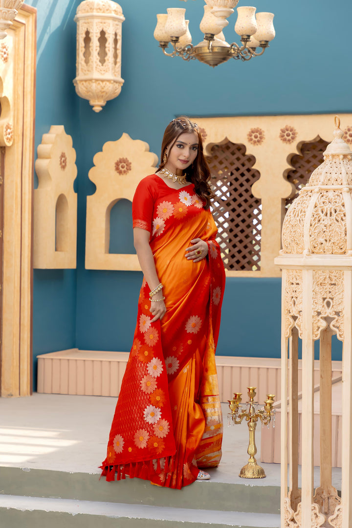 Slaying In Silk Banarasi Silk Saree