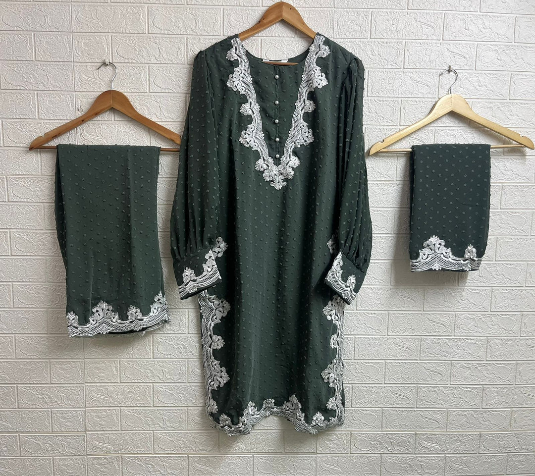 Walking On A Dream Chiffon kurti