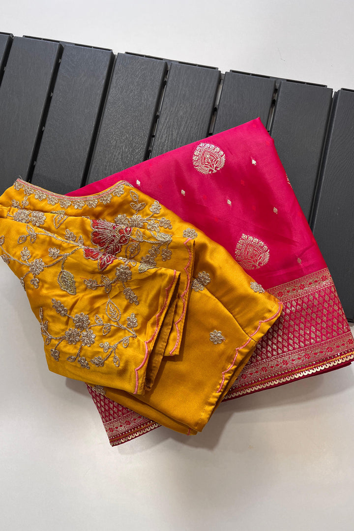 One Pleat At A Time Banarasi Pattu Saree