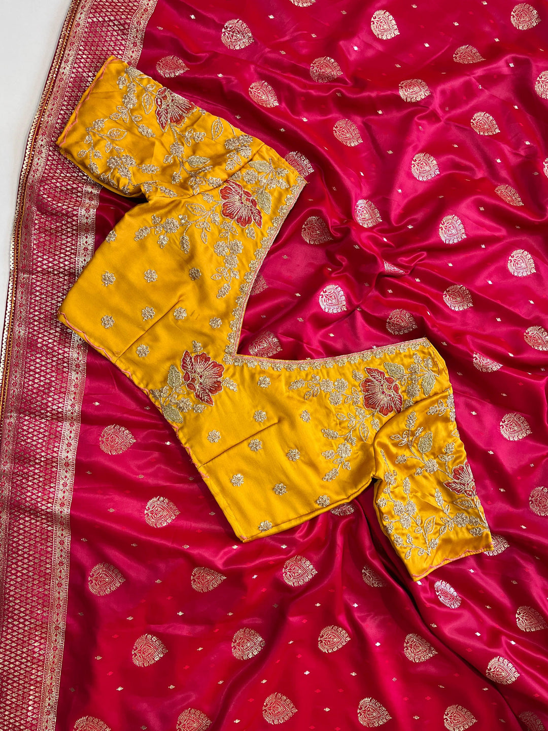 One Pleat At A Time Banarasi Pattu Saree