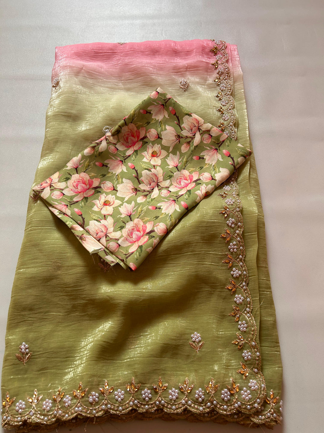 Someone Like You Crush Chiffon Saree