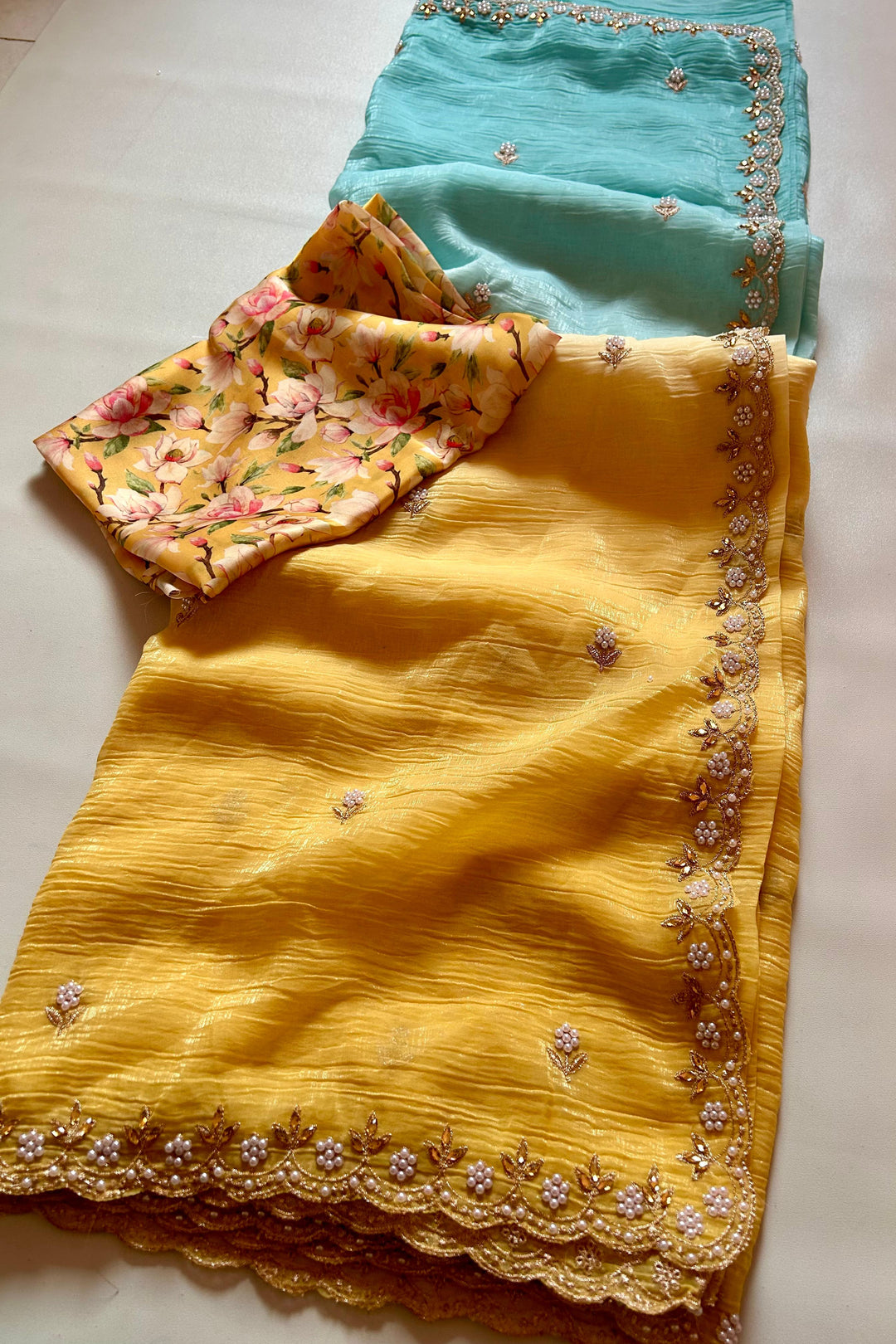 Someone Like You Crush Chiffon Saree