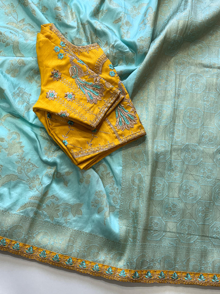 Delicate Flow Of Fabric Banarasi Pattu Saree