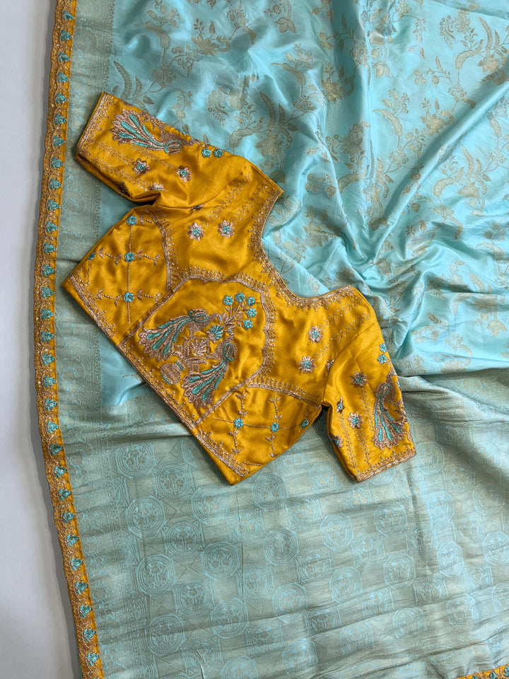 Delicate Flow Of Fabric Banarasi Pattu Saree