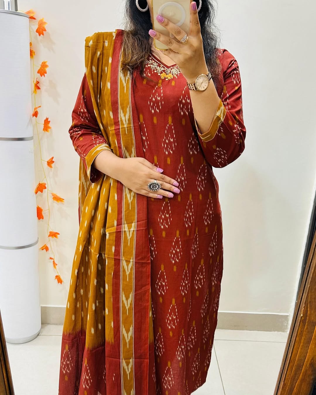 Shravan Cotton Kurti Set