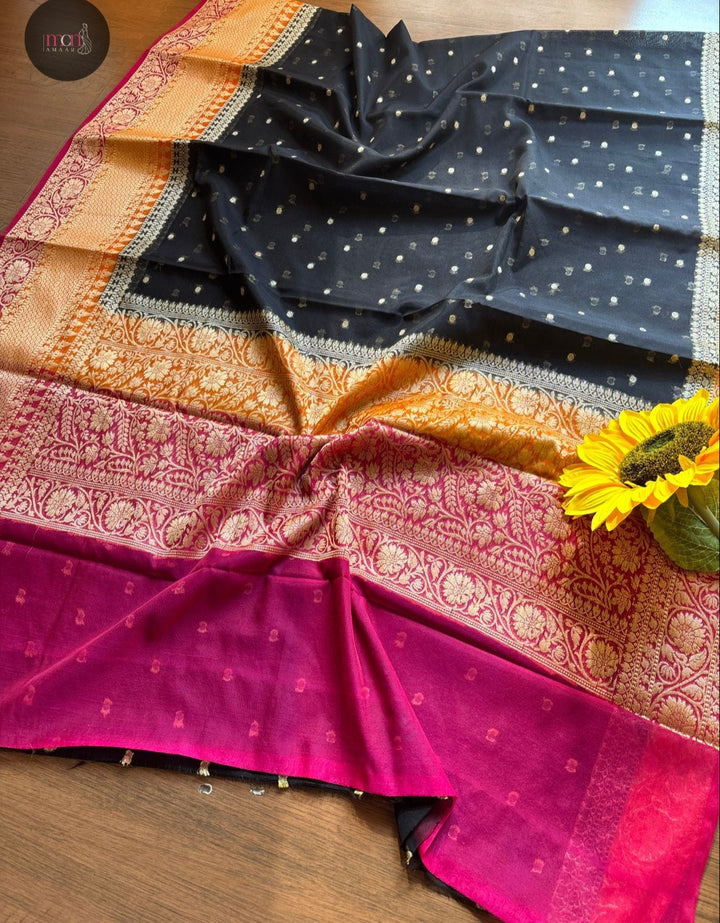 Imperial Weave - Semi Georgette Banarsi Saree