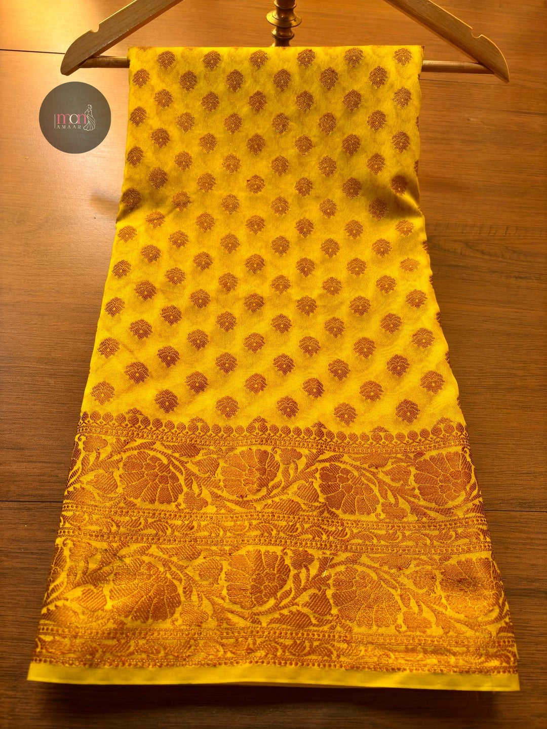 Dewdrop Delight -Semi Georgette Saree