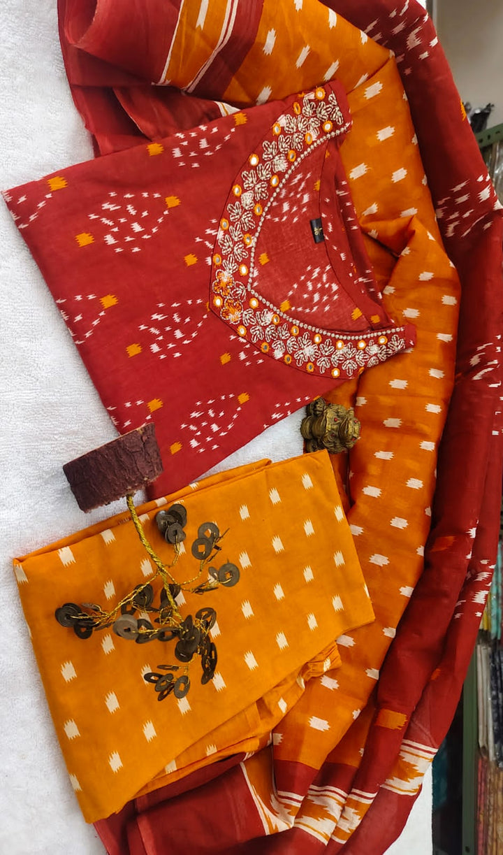 Shravan Cotton Kurti Set