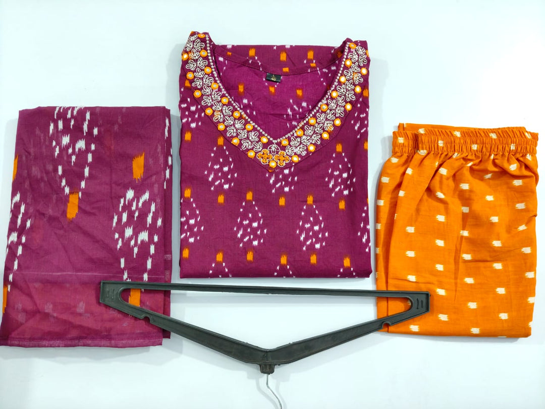 Shravan Cotton Kurti Set