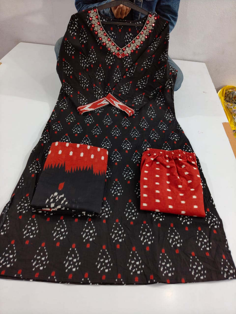 Shravan Cotton Kurti Set