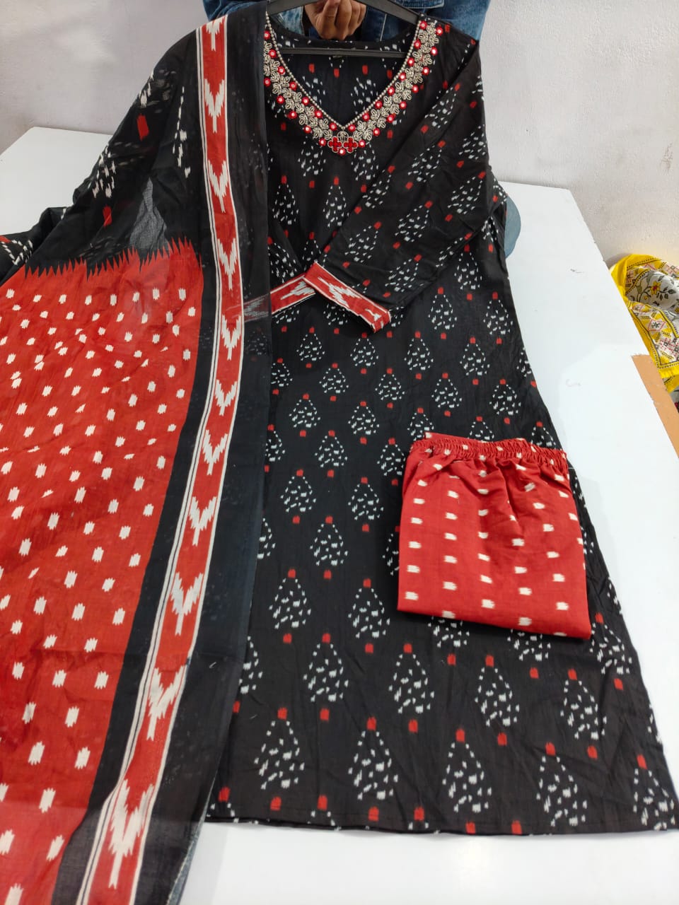 Shravan Cotton Kurti Set