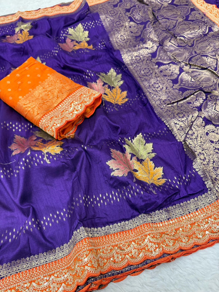 Queens And Kings Banarasi Pattu Saree