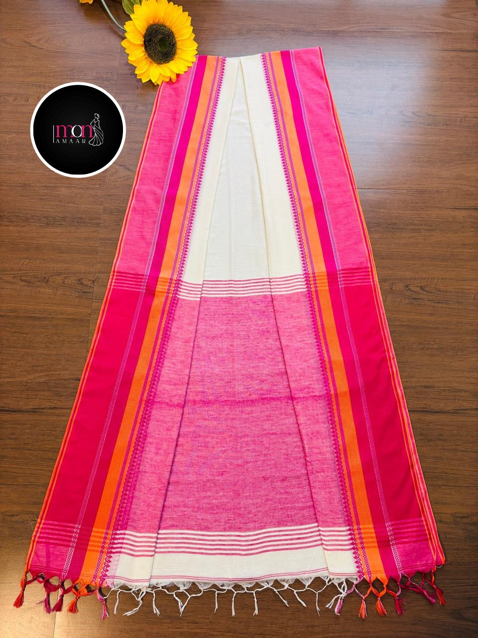 Neeladri Khadi Cotton Saree