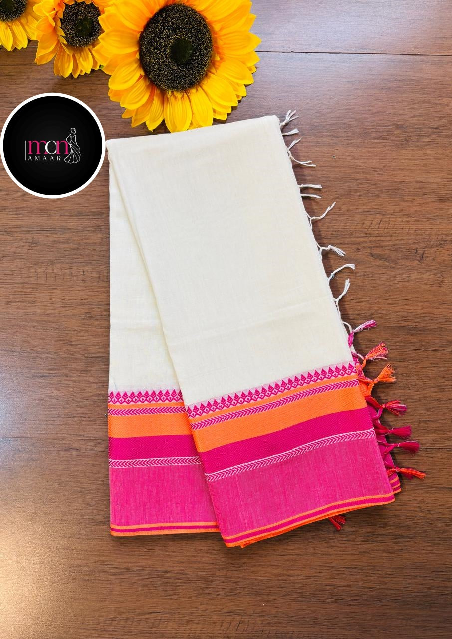 Neeladri Khadi Cotton Saree