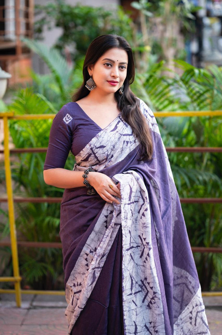 Always Making Memories Chanderi Cotton Saree