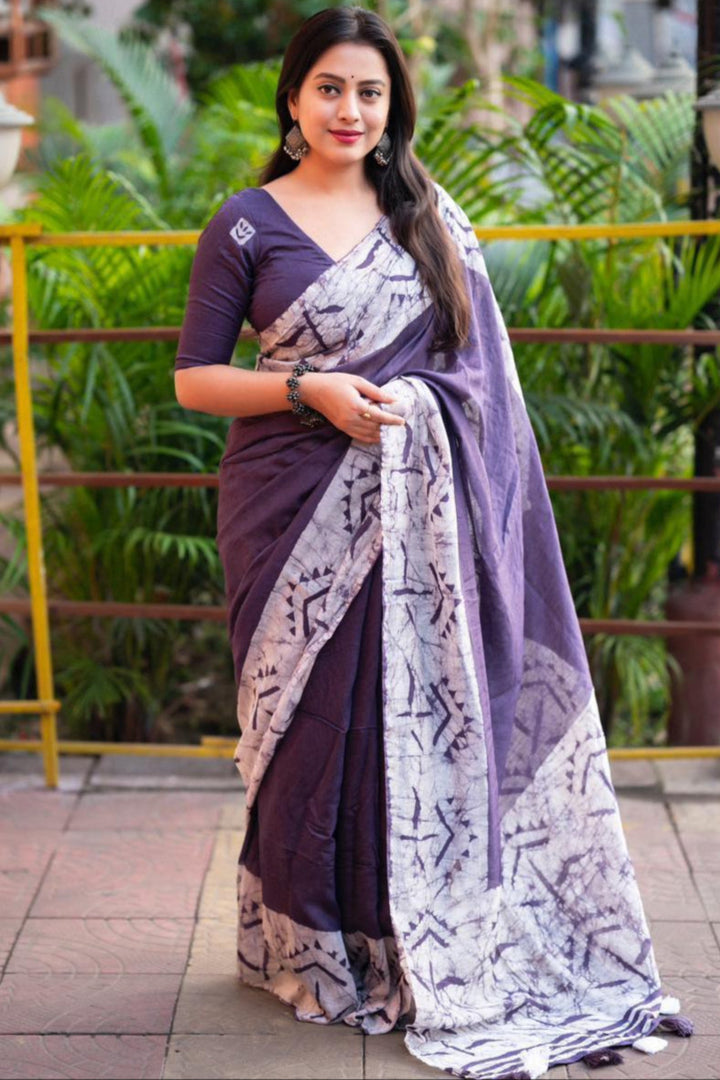 Always Making Memories Chanderi Cotton Saree