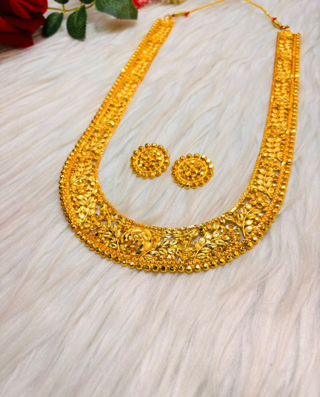 Aarvika Long Necklace & Earring Set