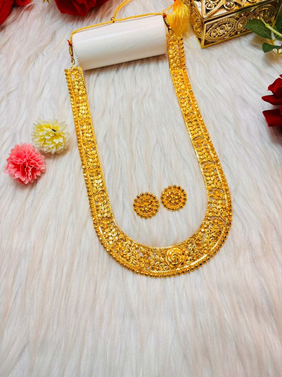 Aarvika Long Necklace & Earring Set