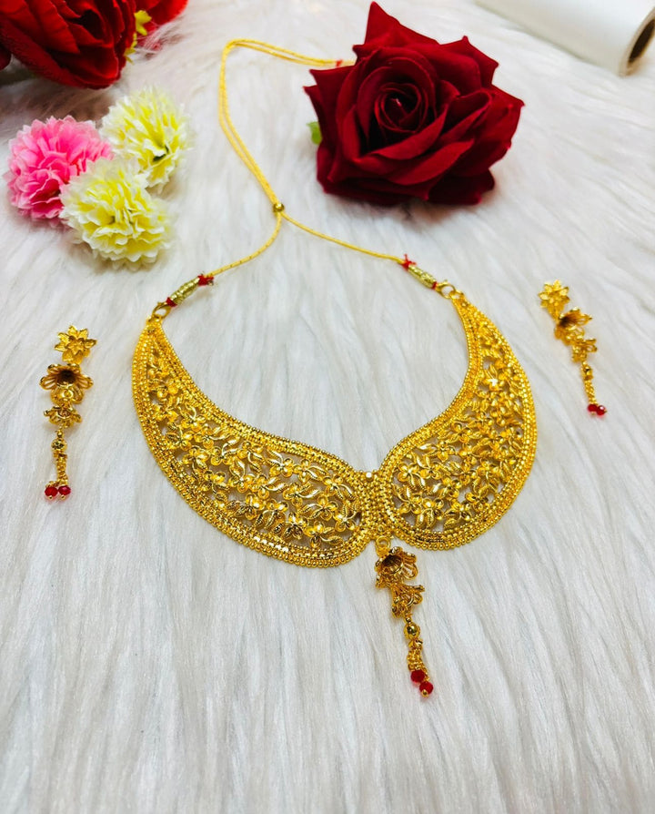 Divine Heritage - Gold Plated Necklace Set
