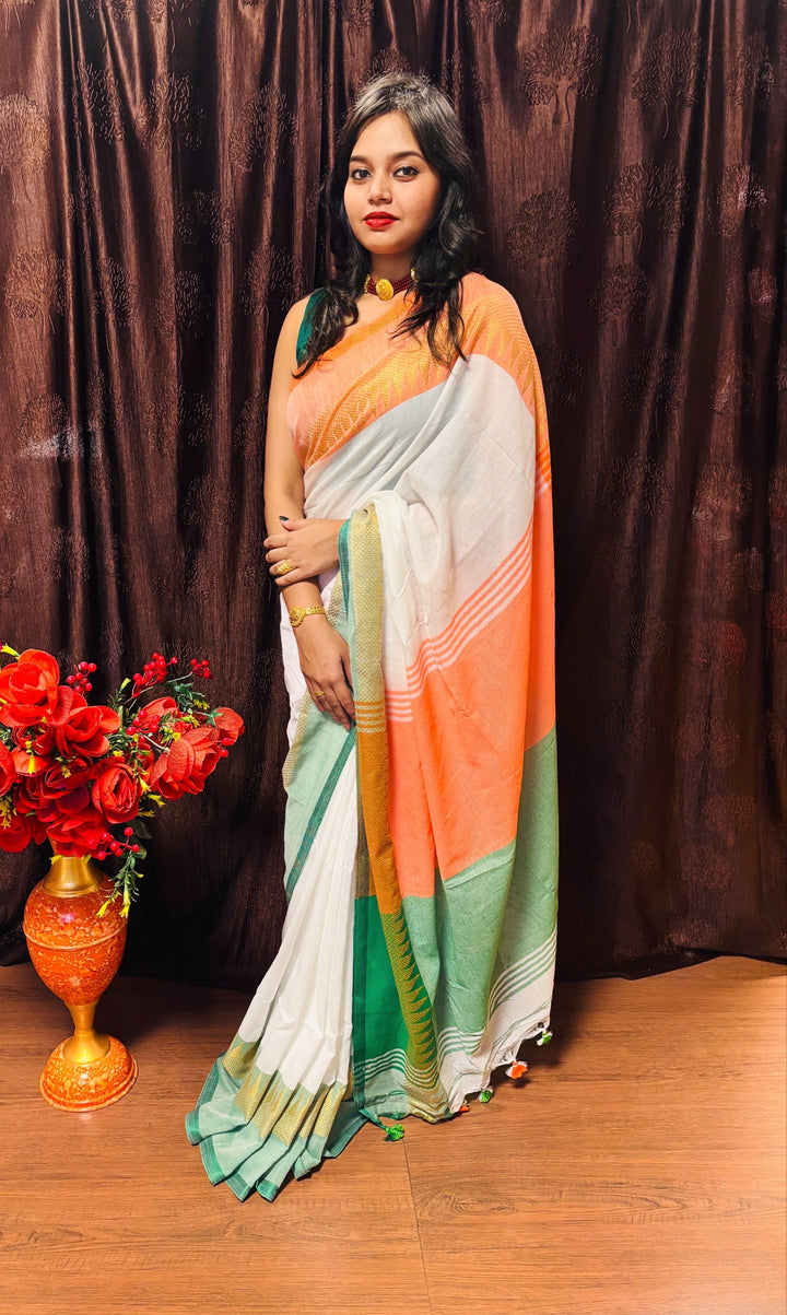 True Indian - Republic Day Special Tricolor Saree