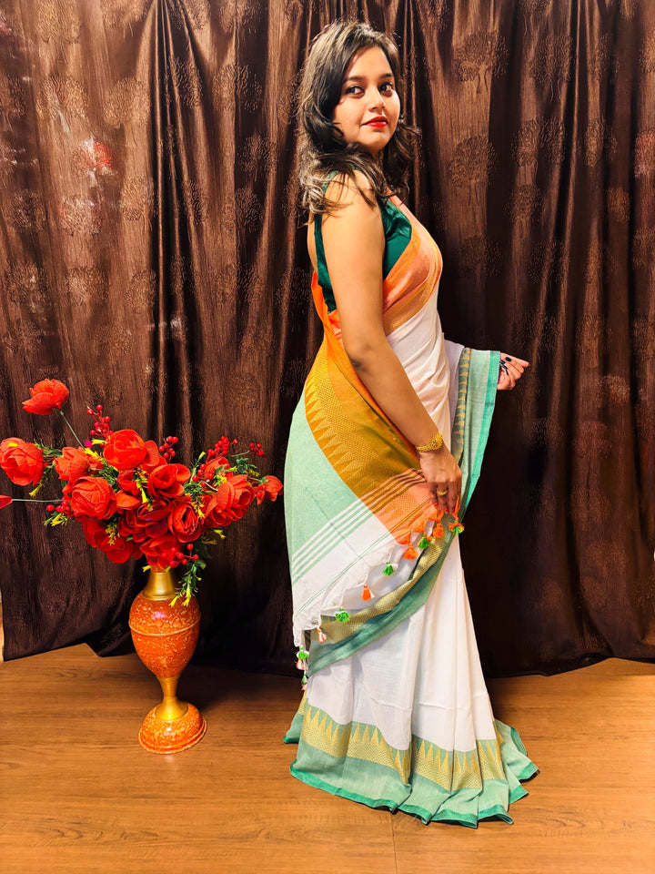 True Indian - Republic Day Special Tricolor Saree