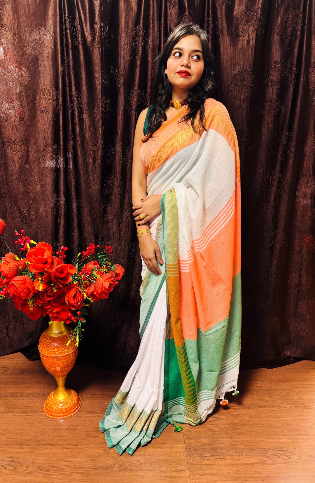 True Indian - Republic Day Special Tricolor Saree